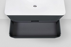 Am.Pm Мебель для ванной Sensation 80 R антрацит, глянцевая – фотография-9